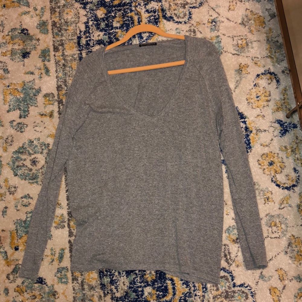 Super soft and comfy v-neck lounge shirt